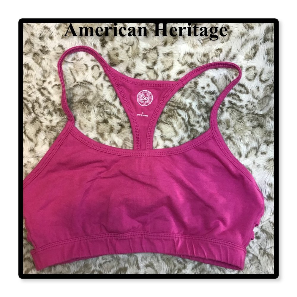 American Heritage Sports Bra Size Small